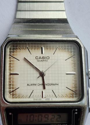 Винтажные наручные часы casio aq-450 с 1980-х годов.