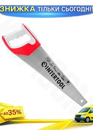 Ku ножовка по дереву universal fit intertool 400 мм тройная заточка 11t для столярных работ резак для uni2l_k