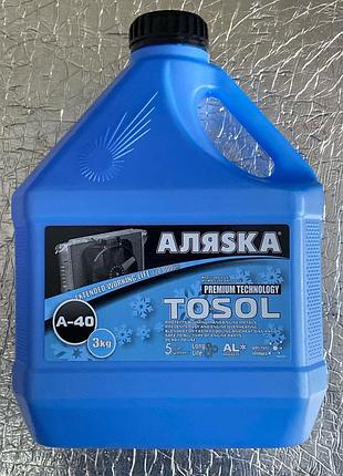 Тосол охлаждающая жидкость а-40 3л аляска