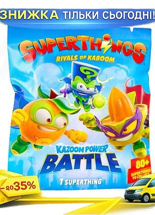 Ku фигурка superthings kazoom universal fit power батл 80 видов для коллекционирования героев игрушка uni2l_k