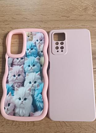 Продам два новых чехла для девушки на redmi note 11 pro