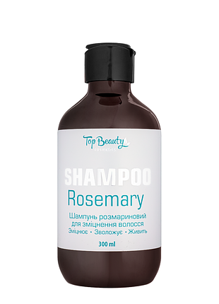 Шампунь для укрепления волос с экстрактом розмарина top beauty shampoo rosemary 300 мл