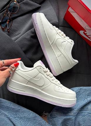 Кроссовки nike air force 1 low lavander 5