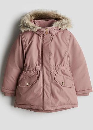 Водоотталкивающая парка h&amp;m, 122/128
