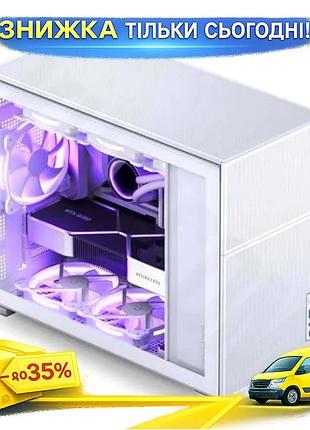 Ku корпус jonsbo d31 universal fit mesh white mini tower для micro atx dtx mini itx с закаленным стекл uni2l_k
