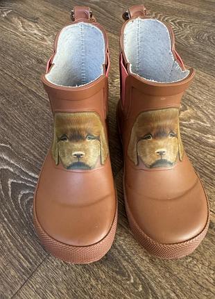 Дитячі гумові чоботи barefoot  bisgaard 26 розмір 17 см
