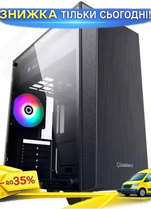 Ku корпус gamemax nova universal fit n5 black midi tower для atx micro atx mini itx компьютера с argb uni2l_k