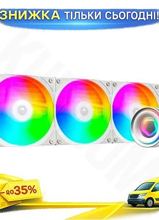 Ku система жидкостного охлаждения universal fit id-cooling 360мм для процессора intel amd – тихий ради uni2l_k