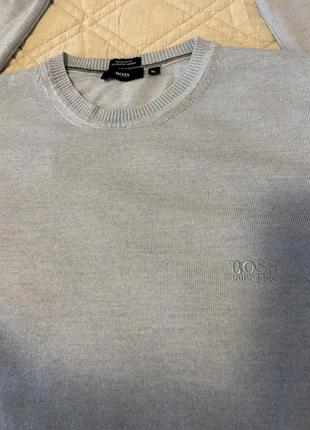 Светр вовняний тоненький boos merino wool xl