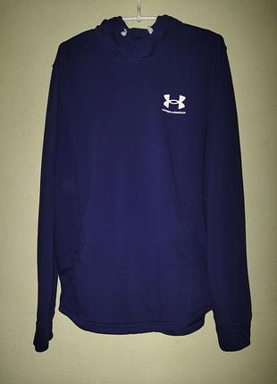 Синяя мужская кофта худи under armour 2