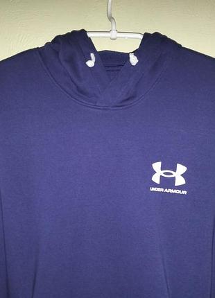 Синяя мужская кофта худи under armour 4