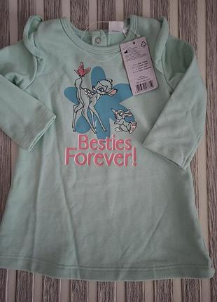 Нова сукня плаття lupilu disney бембі, р. 62/68