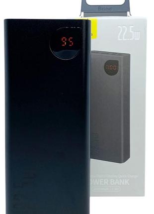 Power bank 20000 mah 22,5 w baseus adaman металл реальная ёмкость быстрая зарядка внешний аккумулятор павербанк