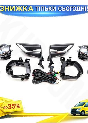 Протитуманки led для toyota land cruiser prado 150 2017-2025 2шт світлодіодні фари для покращення видимо ku-22