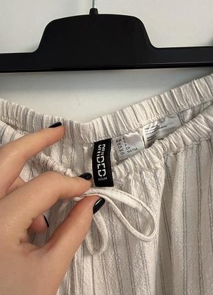 Брюки широкі h&m 6