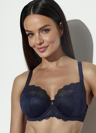 Ava av 2308 navy синий бюстгальтер мягкая чашка под заказ