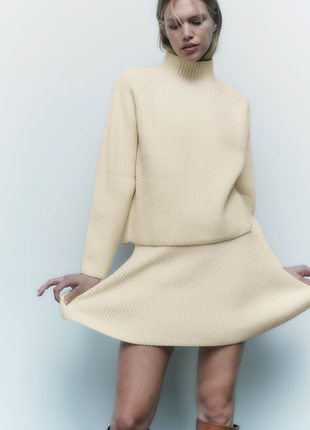 Вязаная юбка zara 3