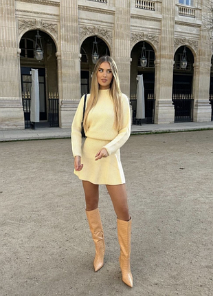 В'язана спідниця zara