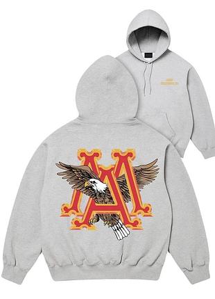 Худі amiri grey printed hoodie великій вибір