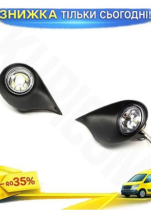 Протитуманки з led для hyundai getz 2006-2025 автооптика освітлення туманки світлові прилади ku-22