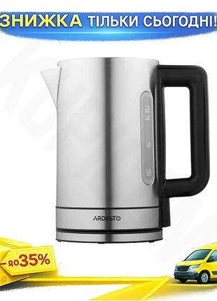 Ku электрочайник ardesto 2200w universal fit 1,8л нержавеющая сталь для чая с поддержкой температуры 5 uni2l_k