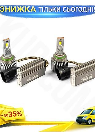 Комплект led ламп hb4 9006 niken nova-series для автомобилей универсальный головной свет автолампы 2 шт ku-22