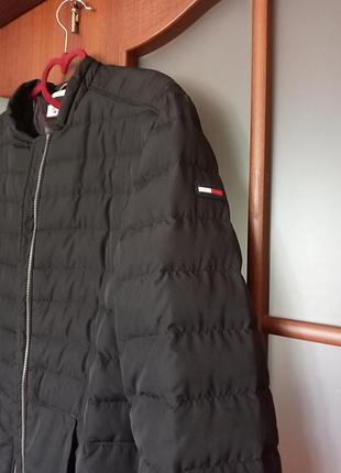 Чорний пуховик tommy hilfiger 4