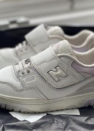 Кросівки на дівчинку, new balance, білі, 18,5 см устілка