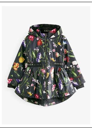 Демисезонная куртка курточка ted baker весна осень плащ плащ плащик тоже байкер 128 рост 7-8 лет