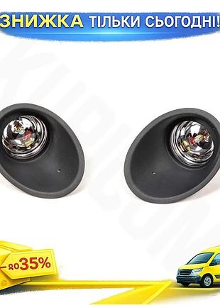Протитуманки з led для ford connect 2010-2013 2шт пластикові фари для покращення видимості ku-22