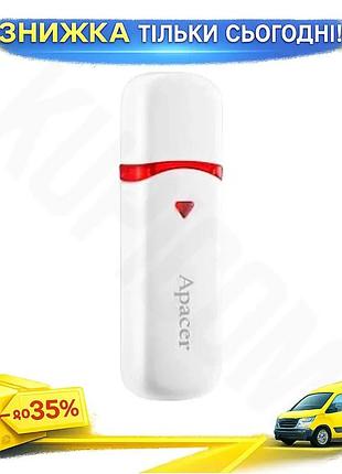 Ku флеш накопитель usb universal fit 32гб apacer ah333 белый usb 2.0 накопитель для хранения данных фл uni2l_k