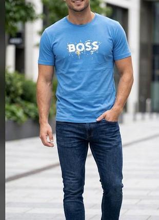 Футболка мужская hugo boss 100 % коттон