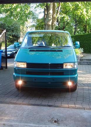Противотуманки с led для volkswagen t4 transporter оптика пластиковые фары для улучшения видимости ku-22 7