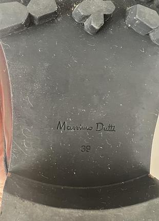 Шкіряні туфлі-дербі massimo dutti! 6