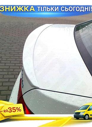 Спойлер sd meliset для chevrolet cruze 2009-2015 під фарбування аеродинамічний елемент для тюнінгу авто ku-22