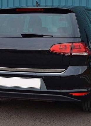 Накладка на багажник hb нержавейка omsaline - итальянская нержавейка для volkswagen golf 7/e-golf 2012-2020 гг
