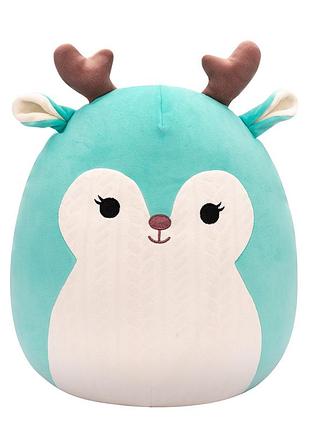 Мягкая игрушка squishmallows – олень лопсанг (30 cm)