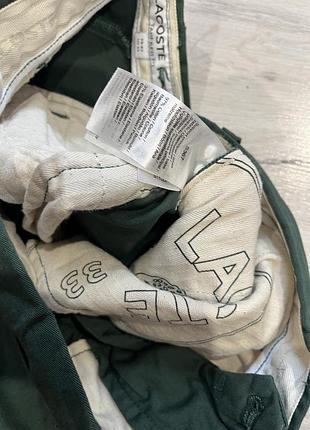 Зелені штани брюки чіноси lacoste 3