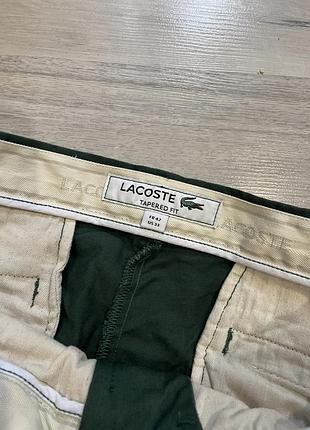 Зелені штани брюки чіноси lacoste 2