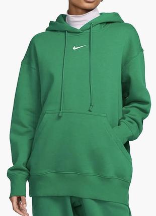 Оригінальна зелена кофта nike, розмір m