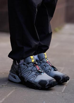 Salomon speedcross 3 grey black 2