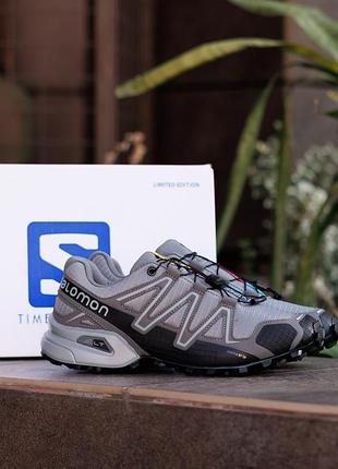 Salomon speedcross 3 grey black 4