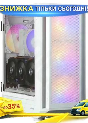 Ku корпус zalman i6 universal fit white midi tower для пк e-atx atx micro atx mini itx з rgb вентилято uni2l_k