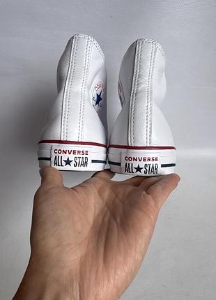 Шкіряні кеди converse all star 5