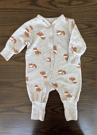 Чоловічок (сліп), розмір 6 міс. (орієнтовно 68 см) 😊від tex baby. стопи можна закрити за бажанням
