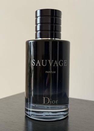 Dior sauvage parfum. оригінал. залишок 85/100 мл.