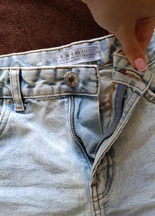 Голубые джинсовые шорты primark 5