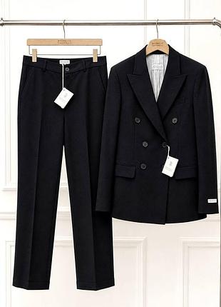 Брючный костюм  штани та піджак brunello cucinelli 70% cotton, 20% wool
