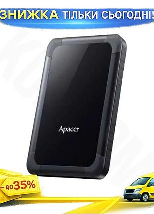 Ku наружный жесткий диск universal fit 2тб apacer черный портативный накопитель usb 3.2 ударопрочный д uni2l_k