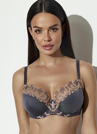 Ava av 2277 graphite графит бюстгальтер полууплотная чашка под заказ